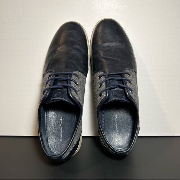 Mens MOUNTAIN CREEK Navy Blue Oxford Style Casual Sneakers / Size 11 M - Picture 6 of 10